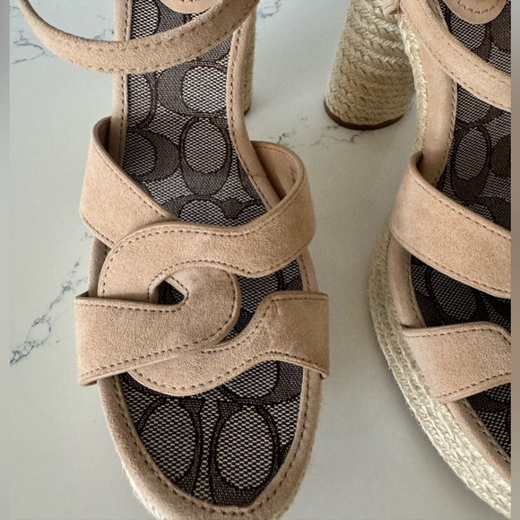 NWOT Coach Talina Platform Sandals - Picture 6 of 8